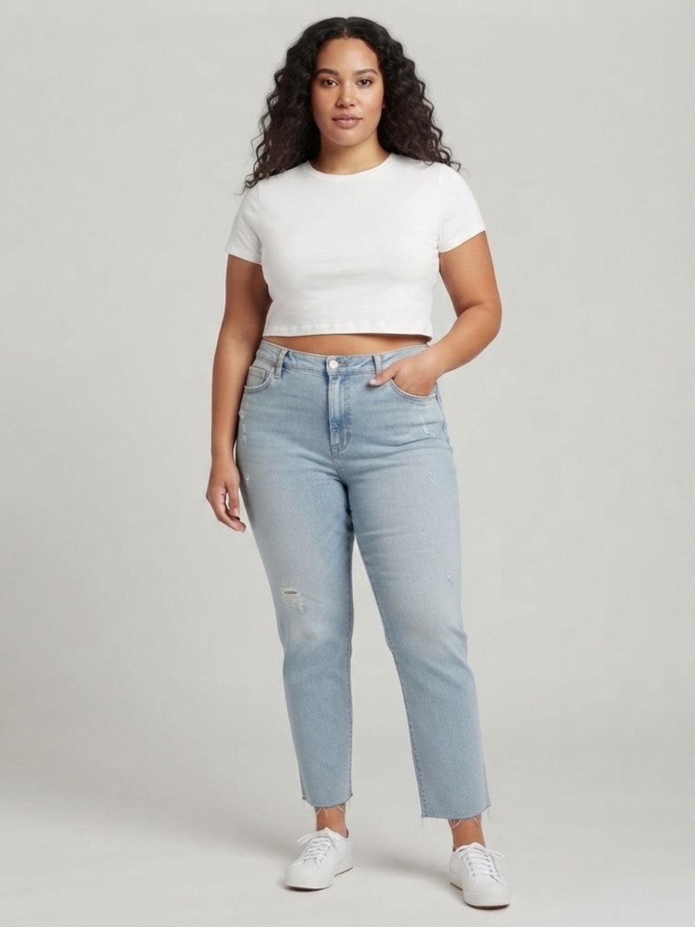 Truth & Theory High Rise Ankle Skinny Jeans